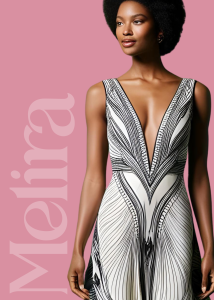 Milera - Dress White & Black Casual women Classic